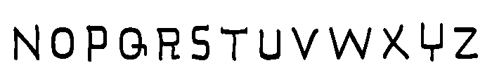 Ads Ungrou Regular Font UPPERCASE