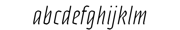Adso Light Italic Font LOWERCASE