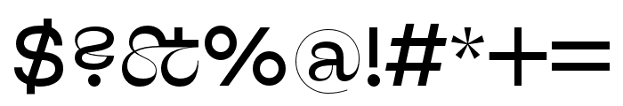 Afronaut Regular Font OTHER CHARS