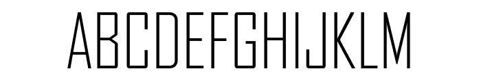 AgencyFB Light Font UPPERCASE
