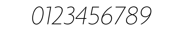 Agenda One Condensed Thin Italic Font OTHER CHARS