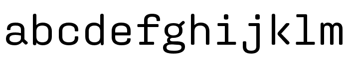 Aglet Mono Regular Font LOWERCASE
