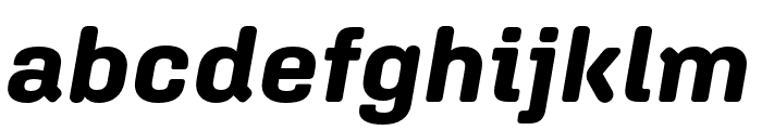 Aglet Sans Bold Italic Font LOWERCASE