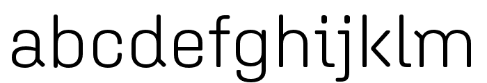 Aglet Sans Light Font LOWERCASE