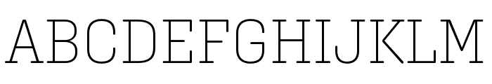 Aglet Slab Italic Font UPPERCASE