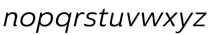 Ainslie Sans Cond Regular Ital Font LOWERCASE
