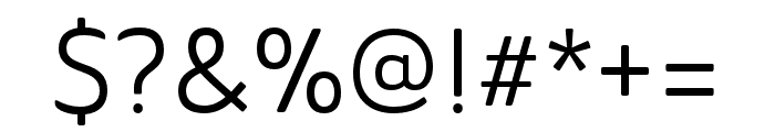 Ainslie Sans Cond Regular Font OTHER CHARS