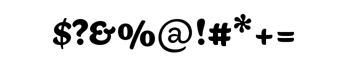 Aisha Arabic Extrabold Font OTHER CHARS