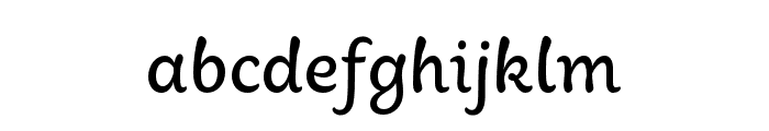 Aisha Latin Regular Font LOWERCASE