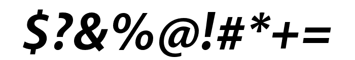 Akagi Pro Bold Italic Font OTHER CHARS