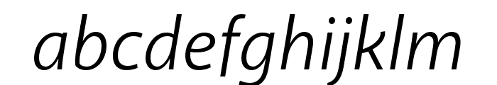 Akagi Pro Book Italic Font LOWERCASE