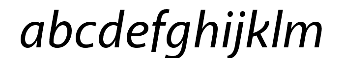 Akagi Pro Medium Italic Font LOWERCASE