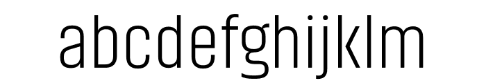 Akhand Extralight Font LOWERCASE