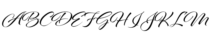 Al Fresco Regular Font UPPERCASE