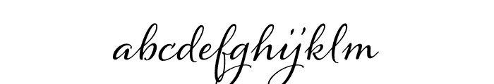 Alana Smooth Regular Font LOWERCASE