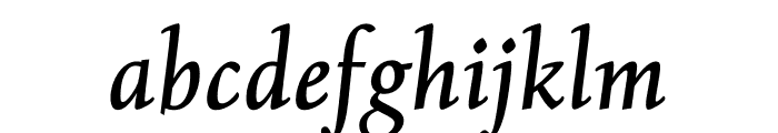 Albertan Pro Medium Italic Font LOWERCASE
