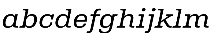 Albiona Light Italic Font LOWERCASE