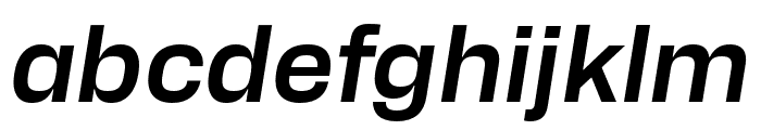 Alfabet SemiBold Italic Font LOWERCASE