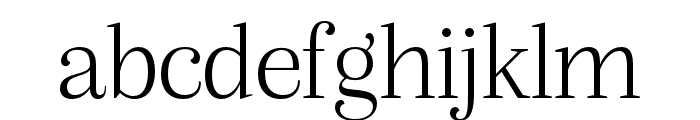 Alga Light Font LOWERCASE