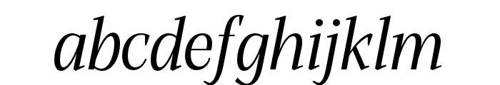 Alga Regular Italic Font LOWERCASE