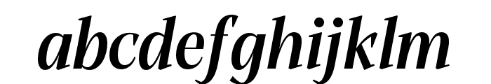 Alga Semibold Italic Font LOWERCASE