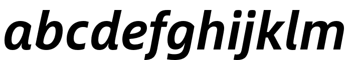 Alibaba Sans Bold Italic Font LOWERCASE