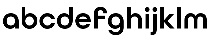 All Round Gothic Demi Font LOWERCASE