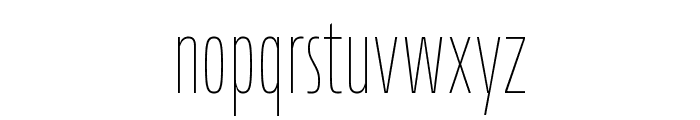 Allotrope Variable Compressed Thin Font LOWERCASE