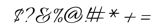 Allura Regular Font OTHER CHARS