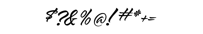 Alpine Script Regular Font OTHER CHARS
