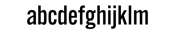 Alternate Gothic ATF Medium Font LOWERCASE