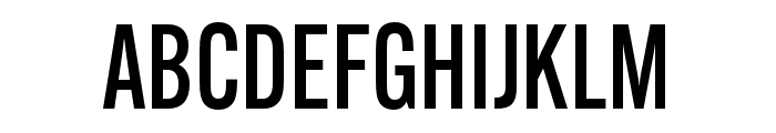 Alternate Gothic Condensed ATF Medium Font UPPERCASE