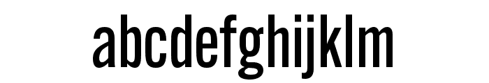 Alternate Gothic Condensed ATF Medium Font LOWERCASE