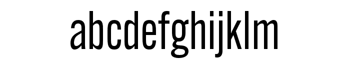 Alternate Gothic Condensed ATF Regular Font LOWERCASE