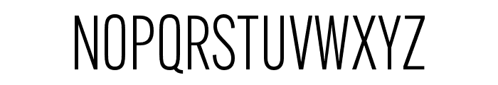 Alternate Gothic Condensed ATF Semilight Font UPPERCASE