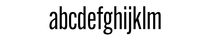 Alternate Gothic Extra Cond ATF Regular Font LOWERCASE
