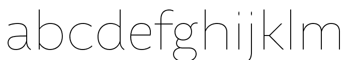 Altivo Light Italic Font LOWERCASE