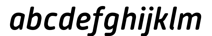 Alwyn New Rounded Medium Italic Font LOWERCASE