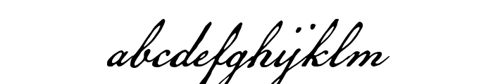 American Scribe Regular Font LOWERCASE