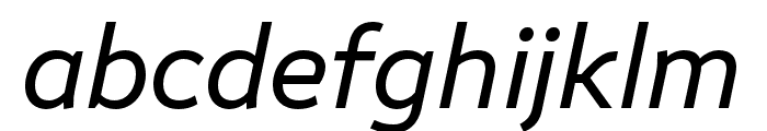 Amifer Italic Font LOWERCASE