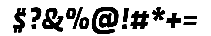 Amman Sans Pro Bold Italic Font OTHER CHARS