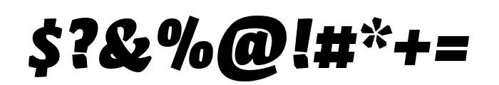 Amman Serif Pro Extrabold Italic Font OTHER CHARS