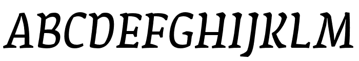 Amman Serif Pro Italic Font UPPERCASE