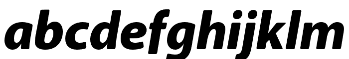 Anago Black Italic Font LOWERCASE