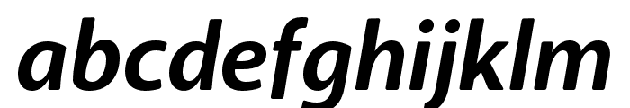 Anago Bold Italic Font LOWERCASE