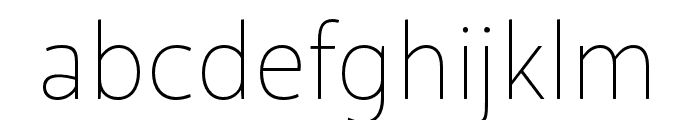 Anago Thin Font LOWERCASE
