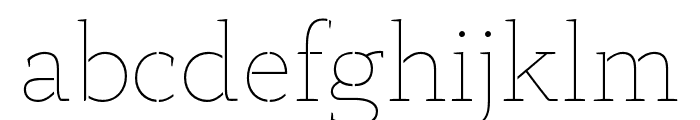 Anaphora Stencil Thin Font LOWERCASE