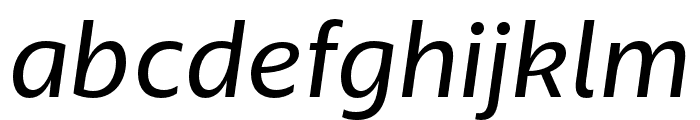 Anona Italic Font LOWERCASE