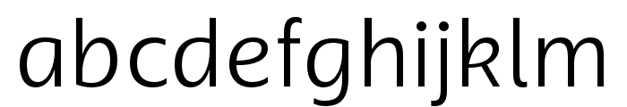 Anona Light Font LOWERCASE