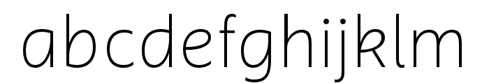 Anona Thin Font LOWERCASE